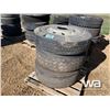 Image 1 : (3) 11R24.5 TIRES & RIMS