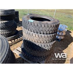 (4) LONGMARCH 11R24.5 TIRES