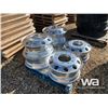 Image 2 : (6) 22.5X8.25 ALUMINUM RIMS