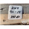 Image 5 : (90) PCS 2 X 4 X 14 FT. LUMBER
