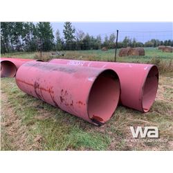 (2) 42" LARGE RED PIPE