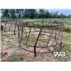 Image 2 : (5) ROUND BALE FEEDERS