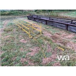 21 FT. CAGED STEEL LADDER