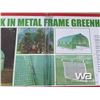 Image 3 : 20 FT. X 10 FT. METAL FRAME GREENHOUSE