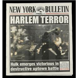 Marvel's Daredevil (TV Series) - New York Bulletin 'Harlem Terror' Newspaper Cover