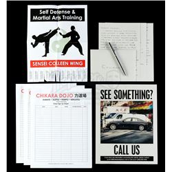 Marvel's Iron Fist (TV Series) - Colleen Wing's Letter and Flyers Set