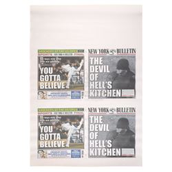 Marvel's Daredevil (TV Series) - Uncut 'The Devil of Hell's Kitchen' Newspaper Cover Sheet