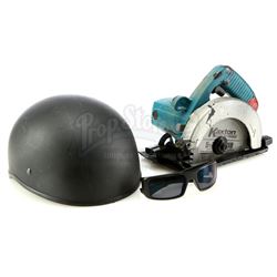 Marvel's Jessica Jones (TV Series) - Luke Cage's Motorcycle Helmet, Sunglasses, and Stunt Power Saw