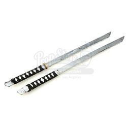 Marvel's The Defenders (TV Series) - Pair of Elektra Natchios' Stunt Wakizashis