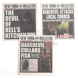 Marvel's Daredevil (TV Series) - Set of New York Bulletin Daredevil Newspapers