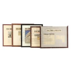 Marvel's Daredevil (TV Series) - Ben Urich's Framed New York Bulletin Newspapers