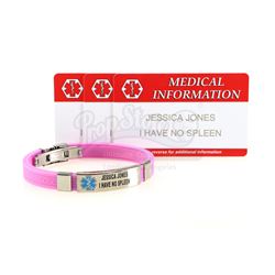 Marvel's Jessica Jones (TV Series) - Jessica Jones Prototype 'I Have No Spleen' Bracelet and Medical