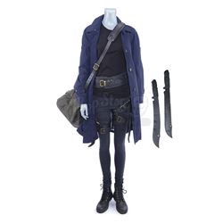 Marvel's Iron Fist (TV Series) - Mary Walker's Warehouse Costume with Stunt Machetes and Duffel Bag