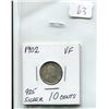 Image 1 : 1902 KING EDWARD 10 CENTS