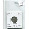 Image 1 : 1907 KING EDWARD 10 CENTS