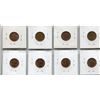 Image 2 : EIGHT CANADIAN ONE CENT ERROR COINS