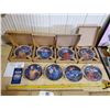 Image 1 : HAMILTON STAR TREK ORIGINAL SERIES COLLECTOR PLATES COMPLETE SET OF 8 WITH CERTIFICATES