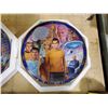 Image 2 : HAMILTON STAR TREK ORIGINAL SERIES COLLECTOR PLATES COMPLETE SET OF 8 WITH CERTIFICATES