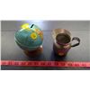 Image 1 : GLOBE COIN BANK AND CREAMER