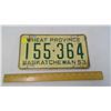 Image 1 : 1953 SASK LICENSE PLATE