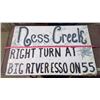 Image 1 : NESS CREEK SIGN - HAND MADE