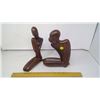 Image 1 : PAIR OF AFRICAN CERAMIC STATUES