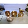 Image 1 : 4 COPPER KITCHEN DISHES