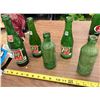 Image 1 : 5 7-UP GLASS POP BOTTLES