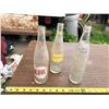 Image 1 : 3 VINTAGE GLASS POP BOTTLES
