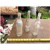 Image 1 : 3 VINTAGE GLASS POP BOTTLES