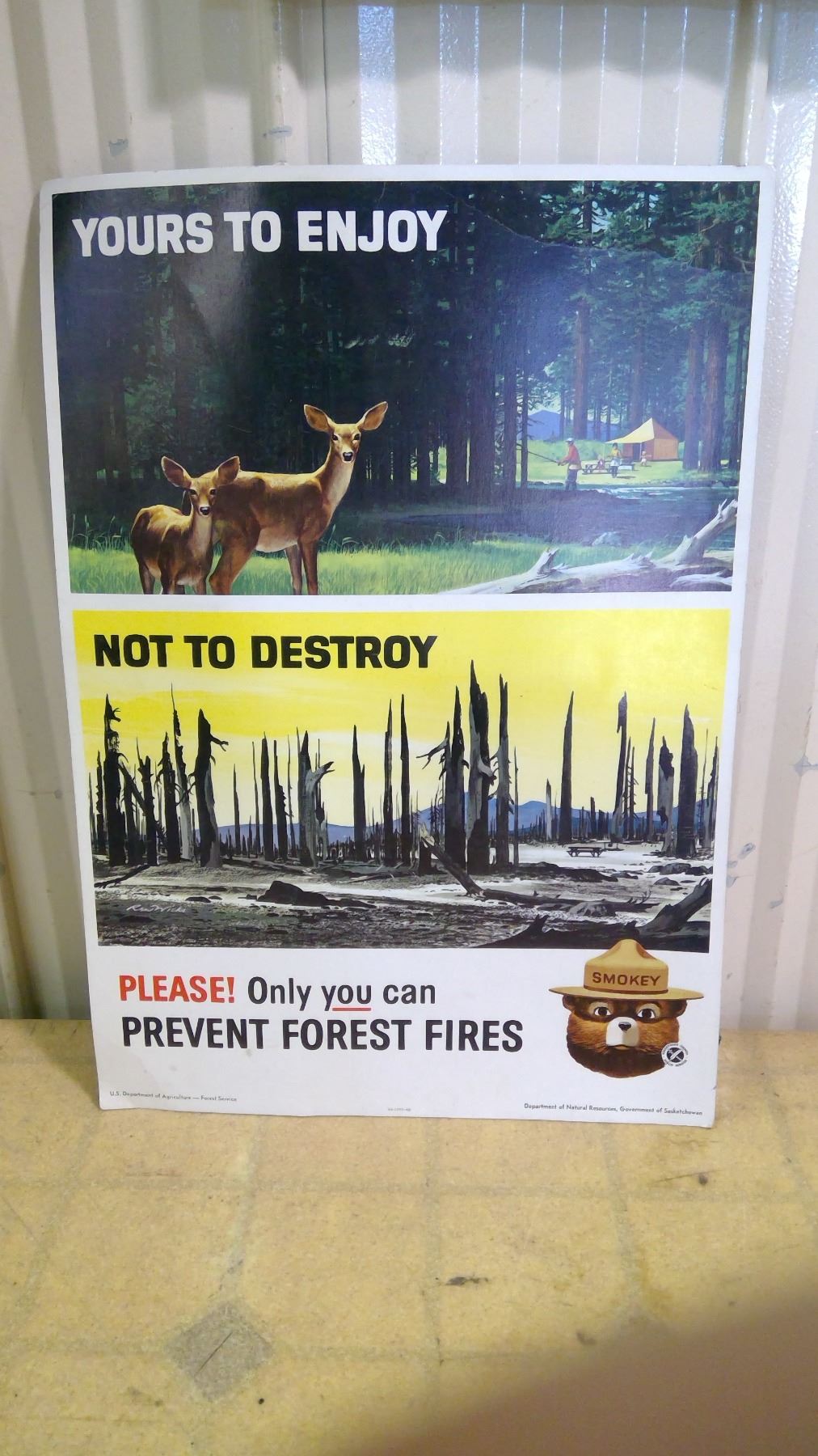 SMOKEY THE BEAR POSTER 13 X18 Smokey the bear poster 13 x18