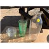 Image 1 : MILK JUG, GLASSES, SMALL GLASS BOWLS