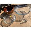 Image 1 : PYREX BAKING DISH AND MISC. BOWLS