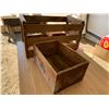 Image 3 : 2 WOODEN CRATES