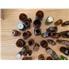 Image 5 : LOT OF MINIATURE AMBER GLASS BOTTLES