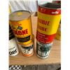 Image 2 : LOT OF MISC. OIL/TRANSMISSION/ANTIFREEZE TINS
