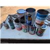 Image 1 : LOT OF MISC. OIL/TRANSMISSION/ANTIFREEZE TINS