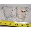Image 3 : 5 vintage A&W glass mugs