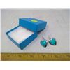 Image 1 : Blue Heart Earrings