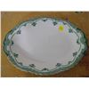 Image 2 : two green/white serving platters