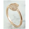 Image 4 : 0.22 CTW 18K Rose Gold Diamond Ring