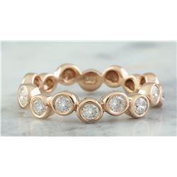 0.55 CTW 18K Rose Gold Diamond Ring