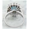 Image 4 : 6.30 CTW Zircon 18K White Gold Diamond Ring