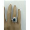 Image 5 : 6.30 CTW Zircon 18K White Gold Diamond Ring
