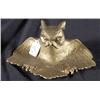 Image 1 : 1 OWL GILT METAL INKWELL