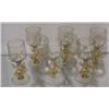 Image 1 : 1 SET OF 6 MURANO WINE GLASSES