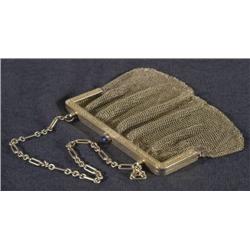 1 14K GOLD MESH PURSE