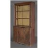 Image 1 : 1 NEW ENGLAND STEPBACK PINE CUPBOARD