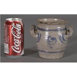 1 EARLY STONEWARE SUGAR JAR