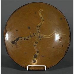 1 REDWARE PLATE with slip